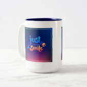 ちょうどスマイル ツートーンマグカップ (正面左)