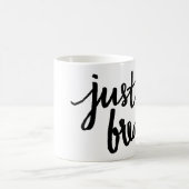 ちょうどタイポグラフィのマグを呼吸して下さい コーヒーマグカップ (中央)