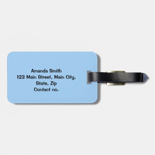 ちょうどタパスを取りに来たおもしろい ラゲッジタグ (裏面横)