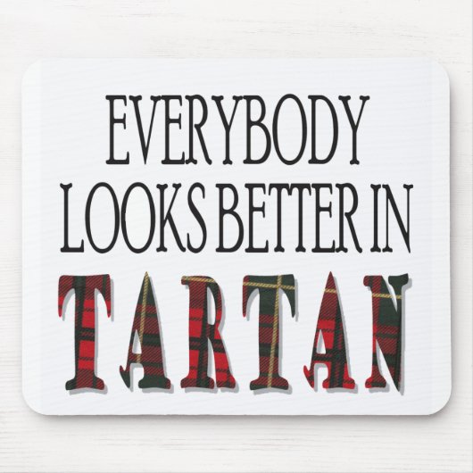 ちょうどタータンチェック マウスパッド (正面)