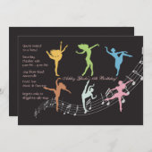 ちょうどダンスの招待状 招待状 (正面/裏面)
