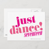 ちょうどダンス-ピンク ポストカード (正面/裏面)