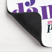 ちょうどダンス-紫色 マウスパッド (コーナー)