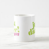 ちょうどダンス-緑 コーヒーマグカップ (中央)