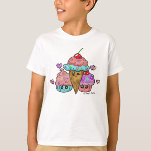 "ちょうどデザート"の子供のワイシャツ Tシャツ