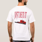 ちょうどデッキそれ Tシャツ (裏面)