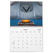 ちょうどドイツ-管器官のカレンダー カレンダー (3月 2027)