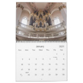 ちょうどドイツ-管器官のカレンダー カレンダー (1月 2021)