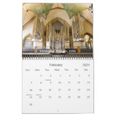 ちょうどドイツ-管器官のカレンダー カレンダー (2月 2021)