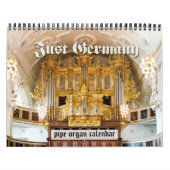 ちょうどドイツ-管器官のカレンダー カレンダー (カバー)