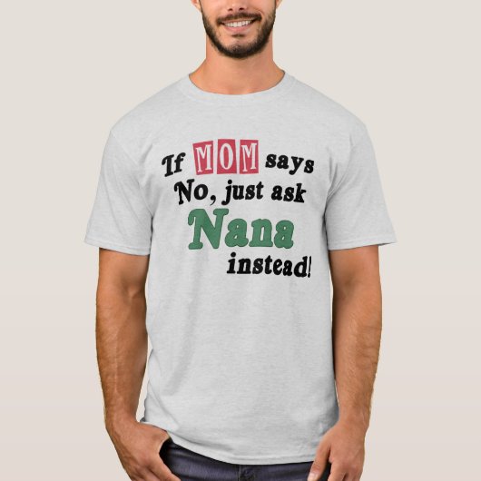 ちょうどナナに尋ねて下さい Tシャツ (正面)