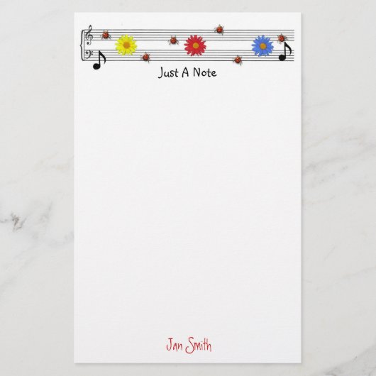 ちょうどノートの文房具 便箋 (正面)