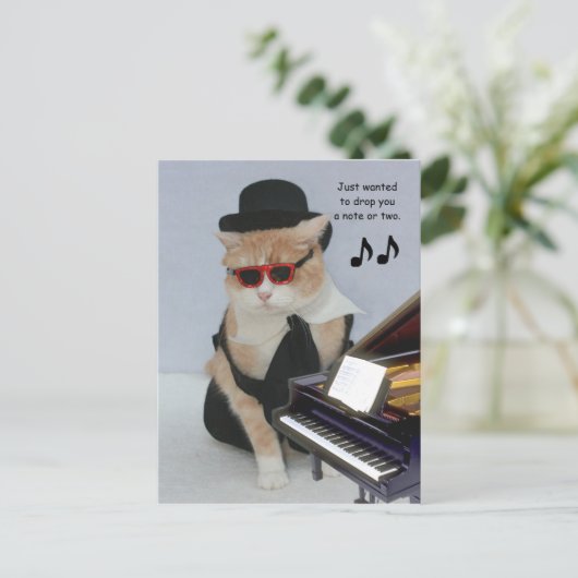 ちょうどノート落としたいと思いました ポストカード (スタンド正面)