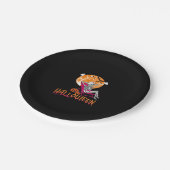 ちょうどハロウィンサマーナーススケルトンPを待っている ペーパープレート (アングル)