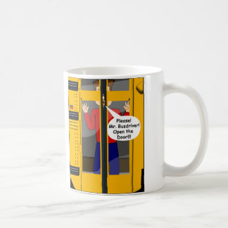 ちょうどバス運転手が必要があるか何をリラックスする、コーヒーか コーヒーマグカップ