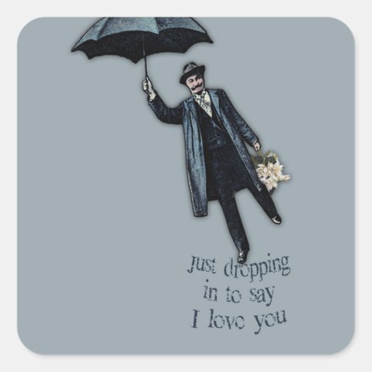 ちょうどバレンタインに降りる スクエアシール (正面)