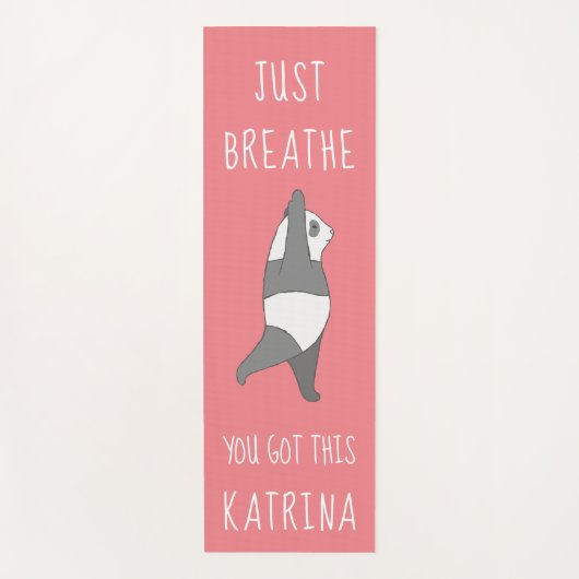 ちょうどパンダヨガマットを吸う ヨガマット (正面)