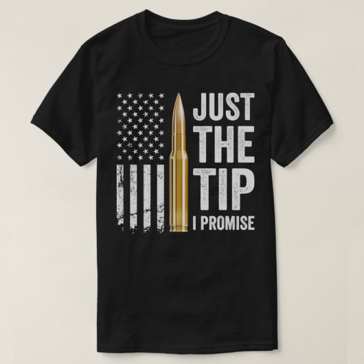 ちょうどヒント私は銃の所有者おもしろいプロ銃Uを約束 Tシャツ (デザイン正面)