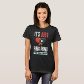ちょうどピンポンが負け卓球を言った Tシャツ (正面フル)