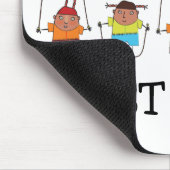 ちょうどマウスパッドを跳んで下さい マウスパッド (コーナー)