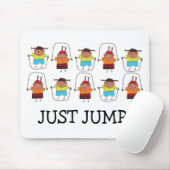 ちょうどマウスパッドを跳んで下さい マウスパッド (マウス)