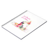 ちょうどヨガのノートを呼吸して下さい ノートブック (左側)