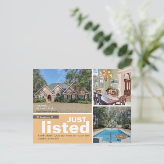 ちょうどリストされた大きい写真 案内ポストカード (スタンド正面)