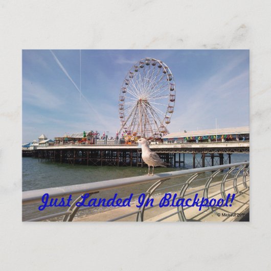 ちょうど上陸させる ポストカード (正面)