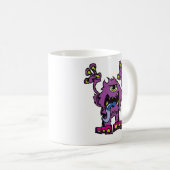 ちょうど与えて下さい私にコーヒーを… モンスター コーヒーマグカップ (正面右)