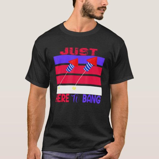 ちょうど今ここでバン Tシャツ (正面)