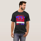 ちょうど今ここでバン Tシャツ (正面フル)