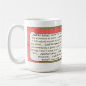 ちょうど今日のマグのために コーヒーマグカップ (左)