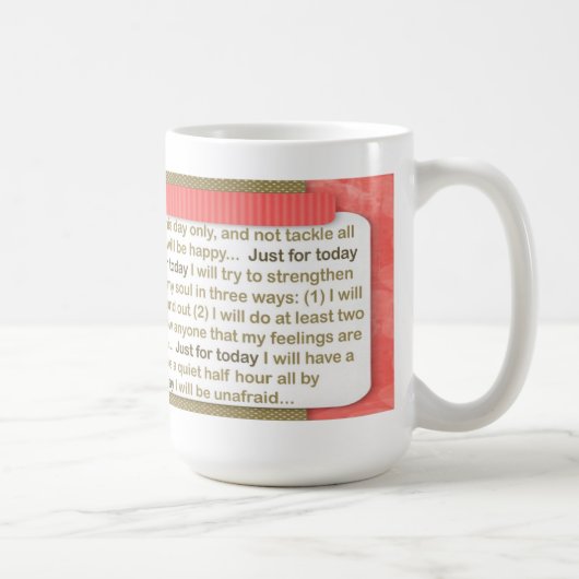 ちょうど今日のマグのために コーヒーマグカップ (右)