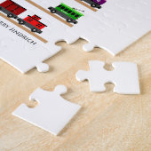 ちょうど余りにも多くの列車を有することができません! ジグソーパズル (側面)