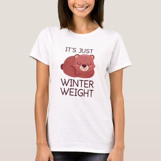 ちょうど冬の重さだ Tシャツ (正面)