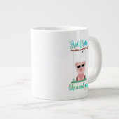 ちょうど冷却 – 豚の引用文 ジャンボコーヒーマグカップ (正面右)