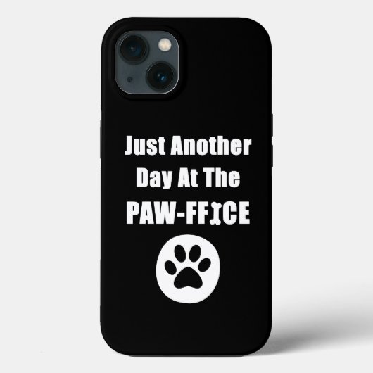 ちょうど別の日にパフかわいい犬のパンプン Case-Mate iPhoneケース (裏面)