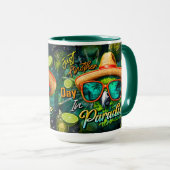 ちょうど別の日パラダイスグリーンパロットライム マグカップ (正面右)