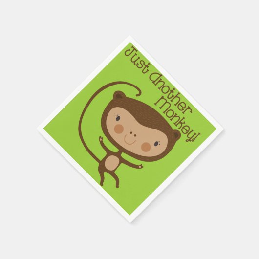 ちょうど別の猿 スタンダードカクテルナプキン (角)