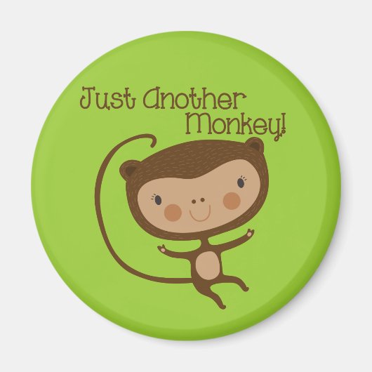 ちょうど別の猿 マグネット (正面)