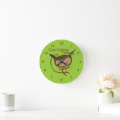 ちょうど別の猿 ラウンド壁時計 (ホーム)