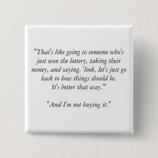 "ちょうど勝たれたTh…である誰かへ行くことのような 缶バッジ (正面)