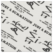 ちょうど合計の数学の同等化のカールのGaussの方式 ファブリック (クローズアップ)