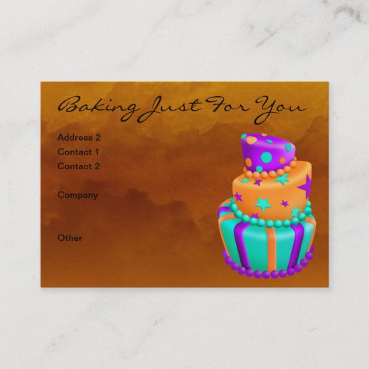 ちょうど名刺をあなたのために焼きます 名刺 (正面)