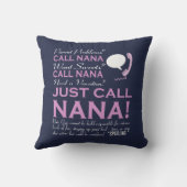 ちょうど呼出しナナ! クッション (裏面)