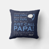 ちょうど呼出しパパ クッション (裏面)