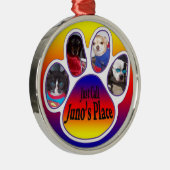 ちょうど呼出しJunoの場所の木のオーナメント メタルオーナメント (右)