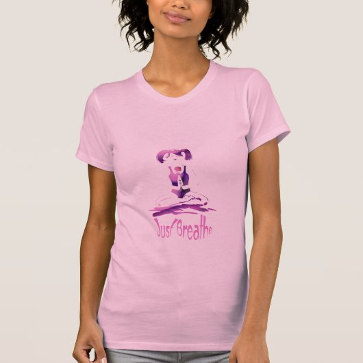 ちょうど呼吸ヨガ Tシャツ (正面)