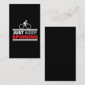 ちょうど回転を-回転のクラスの体育館のトレーニング保って下さい 名刺 (正面/裏面)