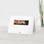 ちょうど報告書は感謝していしています カード (裏面)